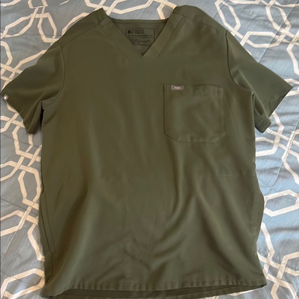 Figs Green Chisec three pocket scrub